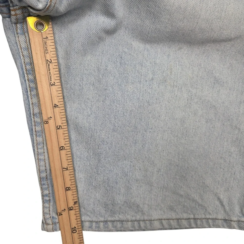 Vtg Levi's 90's Orange Tab 550‎  Denim Shorts Mens 36 Fits 34 Light 1993 Faded